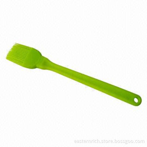 Silicone brush, PP handle, 22.7x3.5x1.3cm